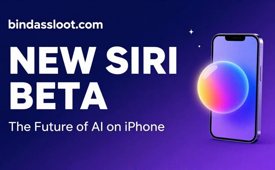 New Siri Beta update screen on an iPhone