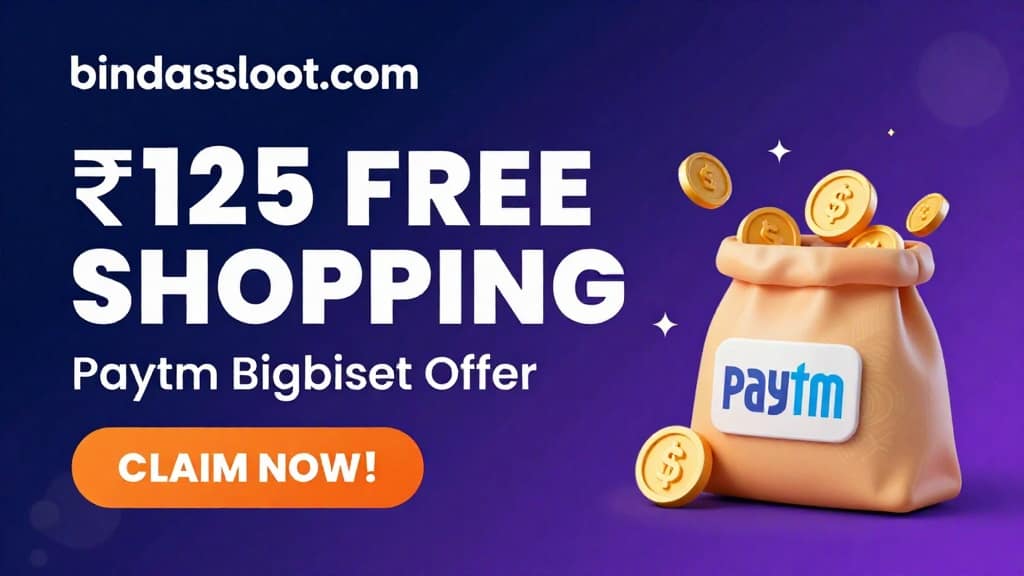 Paytm Bigbasket Offer for free shopping and discount voucher