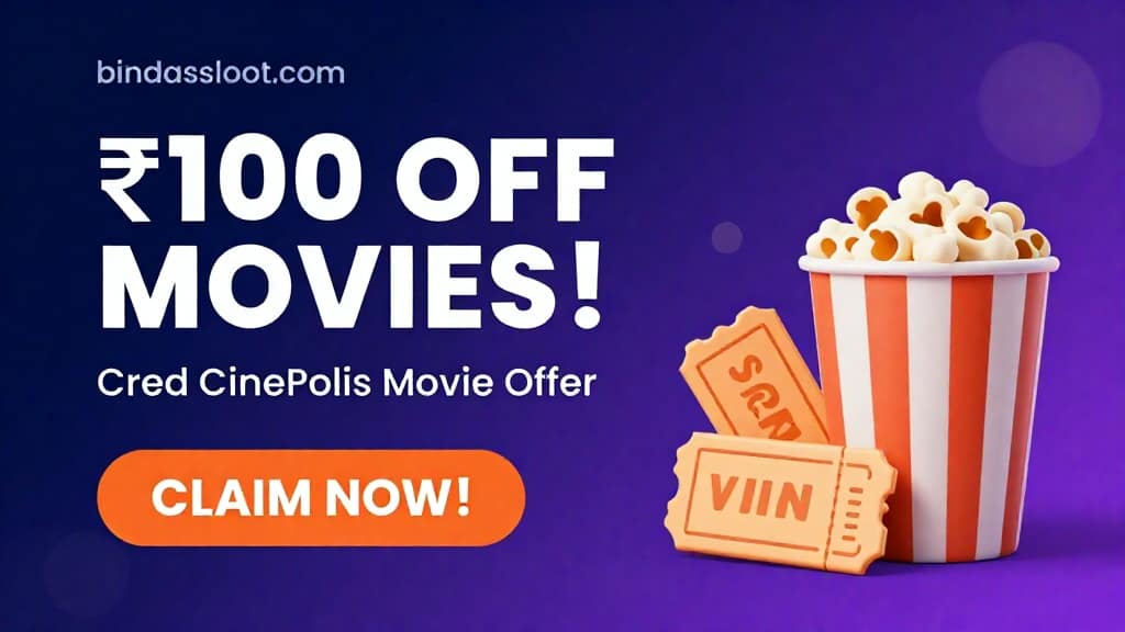 Cred CinePolis Movie Offer: Get Flat ₹100 Off On Tickets