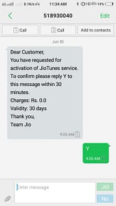 Send Confirmation Using Y. 