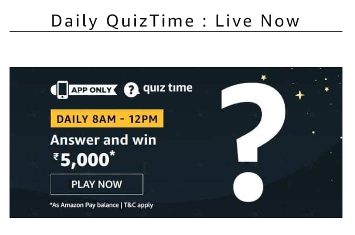 Amazon Quiz