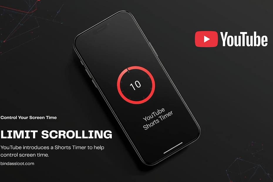 A smartphone screen showing the App Time Limit Feature settings to reduce screen time.