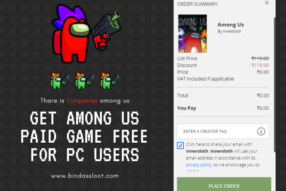 GET AMONG US PAID GAME FREE FOR PC USERS